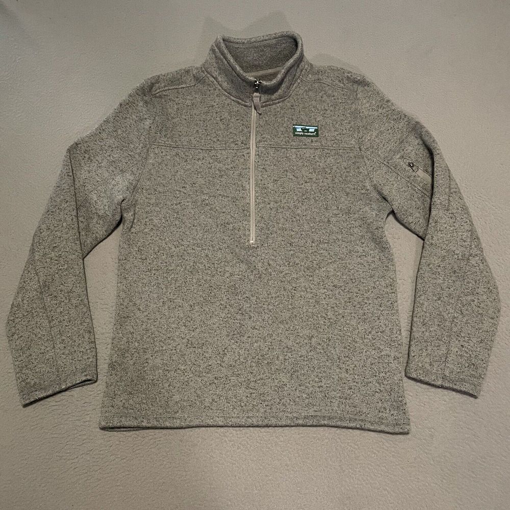 Simply Southern Jacket Womens Small 1/4 Zip Pulloverโ Long Sleeve Gray